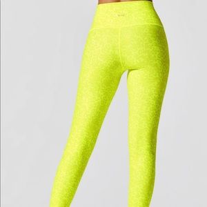 Carbon 38 neon leopard leggings